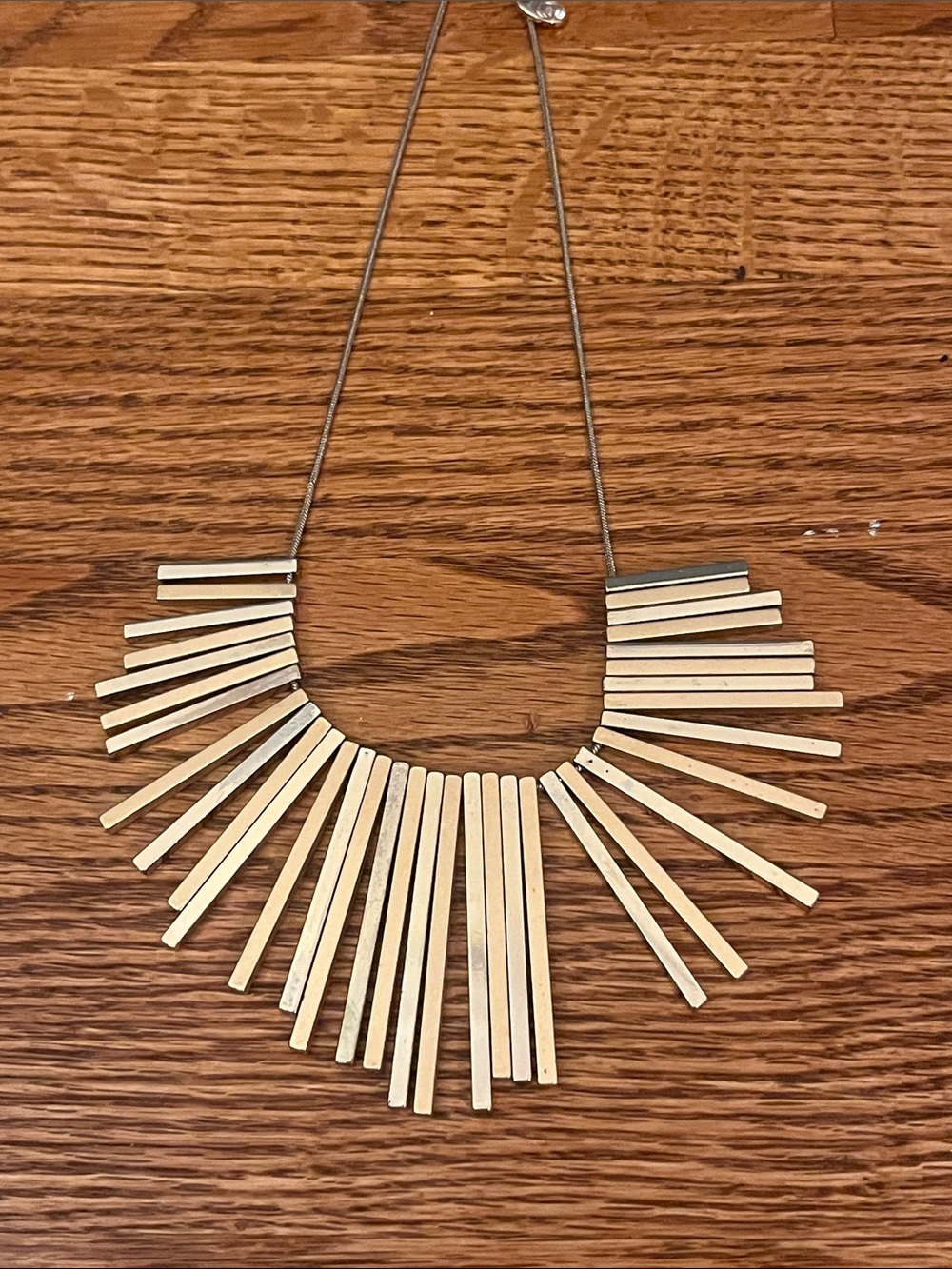 Charming Charlie’s Gold Toned Bib Necklace